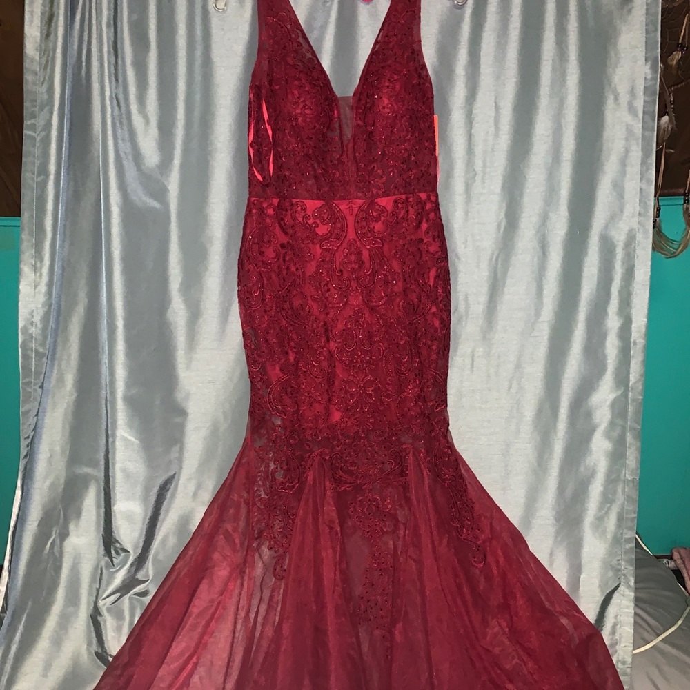 Red Long dress